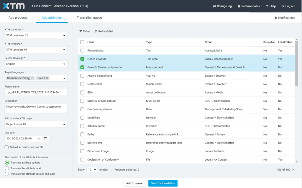 xtm cloud tms