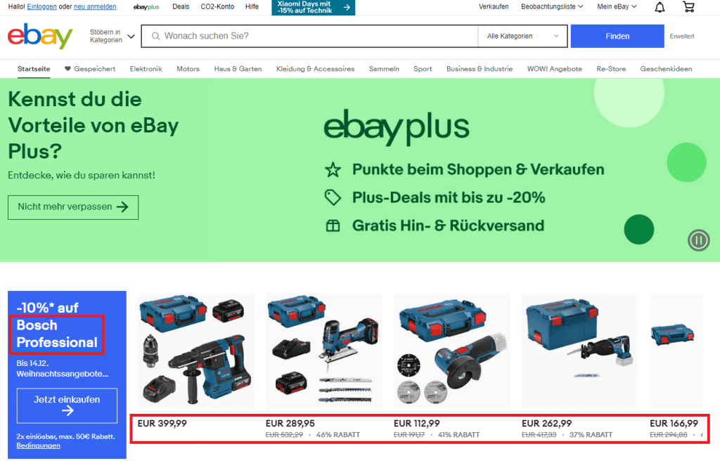 Ebay's German site - ecommerce localisation